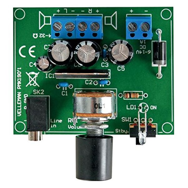 Electronics Kit, 2X5W Amplifier, for Mp3, Recreational & Christmas