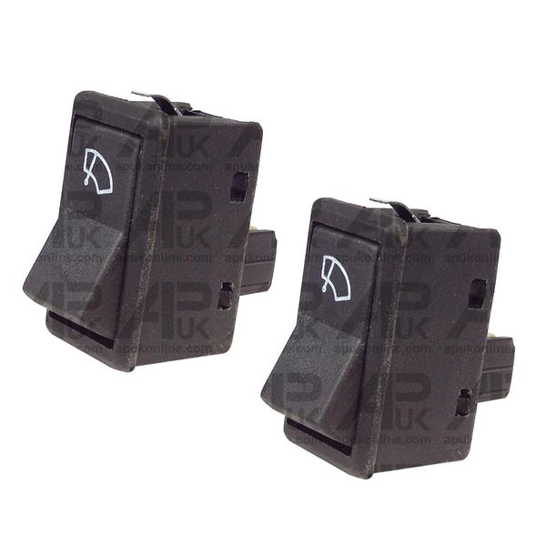 2x Windscreen Side Rear Wiper Rocker Switch Replacement for Case IH Ford John Deere Tractor