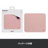 Logicool MP10RO Mouse Pad, Water Repellent, Small Size, Anti-Slip, Rose