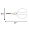 Joyce Chen Original Unlimited Kitchen Scissors All Purpose Dishwasher Safe Kitchen Shears With Comfortable Handles, White