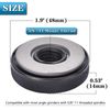 Saipor 5/8''-11 Thread Angle Grinder Flange Nut, Metal Quick Release Locking Nut for Angle Grinder with 5/8-11 Threaded Spindle (Black)