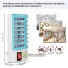 Electric Mosquito Killer LED UV Light Moth Fly Bug Insect Trap Zapper Night Lamp