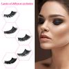 False Eyelashes 3D Faux Mink Fake Eyelashes Handmade by FADVAN Dramatic Thick Crossed Cluster False Eyelashes (5 Pairs)