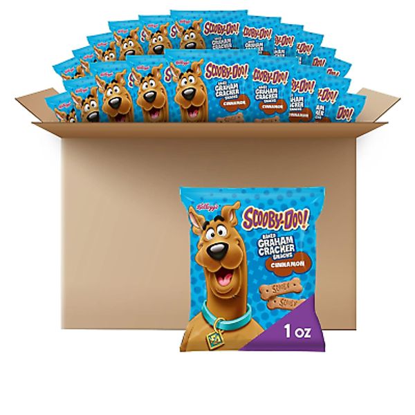 SCOOBY-DOO! Baked Graham Cracker Snacks, Lunch Snacks, Snack Crackers, Cinnamon