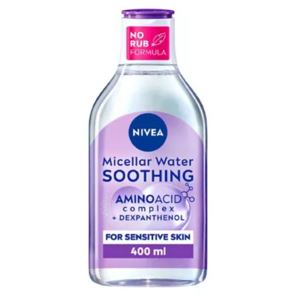 NIVEA Soothing Micellar Water for Sensitive Skin, 400ml