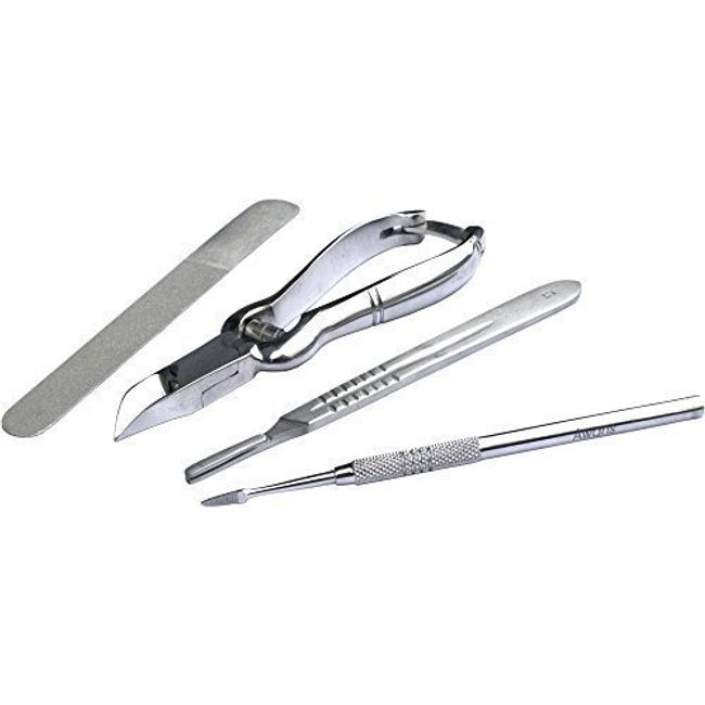 Professional Toe Nail Clippers Cutters Heavy Duty Chiropody Podiatry Pedicure Manicure Tool, Black