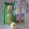 Bath Bomb Products - Bubble Bath Truffles: Coconut Lime 3 Pack Bath Truffles, 2 Pack 8 oz Serenity Hand and Body Massage Lotion by Dead Sea Spa Care, Bubble Bath, Bubble Truffles, Bath Truffle