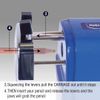 Helix Metal Desktop Sharpener for Standard and Jumbo Pencils (Assorted Colours)