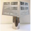 Wood Burning Fireplace Square Top Termination w/Slip Section Chimney Termination