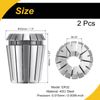 WorkBless ER32 Spring Collet 1/2" Chuck for CNC Engraving Machine Lathe Milling Tool 2 Pcs