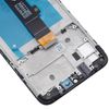 Black Full LCD Digitizer Touch Screen Assembly Screen Frame Replacement for Motorola Moto E20 XT2155 XT2155-1 6.5" with Tool Kit
