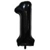 Tellpet Black Number 1 Balloon, 40 Inch