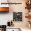 Dazzling Displays Acrylic Spice Rack Case Display (Style A - Black)