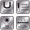 Sun Shade Honda Official AUTHENTIC Licensed Matte Black Sunshade BEST GIFT
