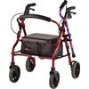 NOVA Cane Holder for Rollator and Folding Walker, Walking Cane Attachment for Walker, Snap-On Design