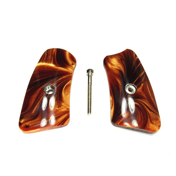 Copper Pearl Ruger SP101 Grip Inserts