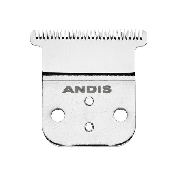 Andis – Carbon Stainless-Steel Deep-Tooth Replacement T-Blade – for model D-8, Slim-Line Pro-Li Cord/Cordless Trimmer - Close & Sharp Cutting, Zero-Gapped, Dependable & Long-Life Blade - Silver