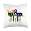 Funbot Mr. Computer SadBot from Sprunky | Jevin Simon Throw Pillow