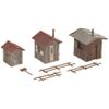 FALLER FA120211 120211 Trackside 3/ HO Scale Building Kit Bauset, Braun, One Size
