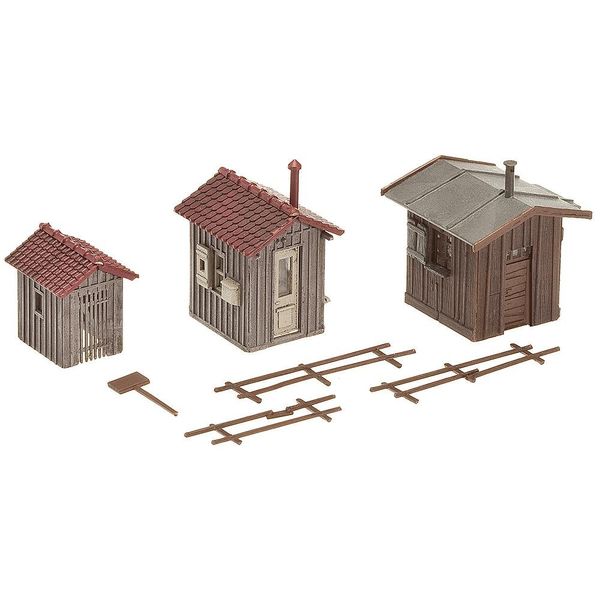 FALLER FA120211 120211 Trackside 3/ HO Scale Building Kit Bauset, Braun, One Size