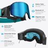 SKIWARRIOR G02 Smart Ski Snowboard Snow Goggles Replacement Lenses (Cylindrical Blue)