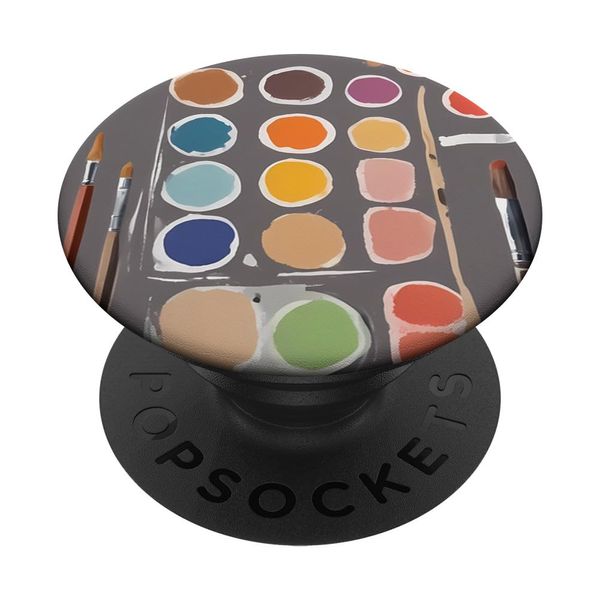 Artistic Watercolor Paint Set PopSockets Swappable PopGrip