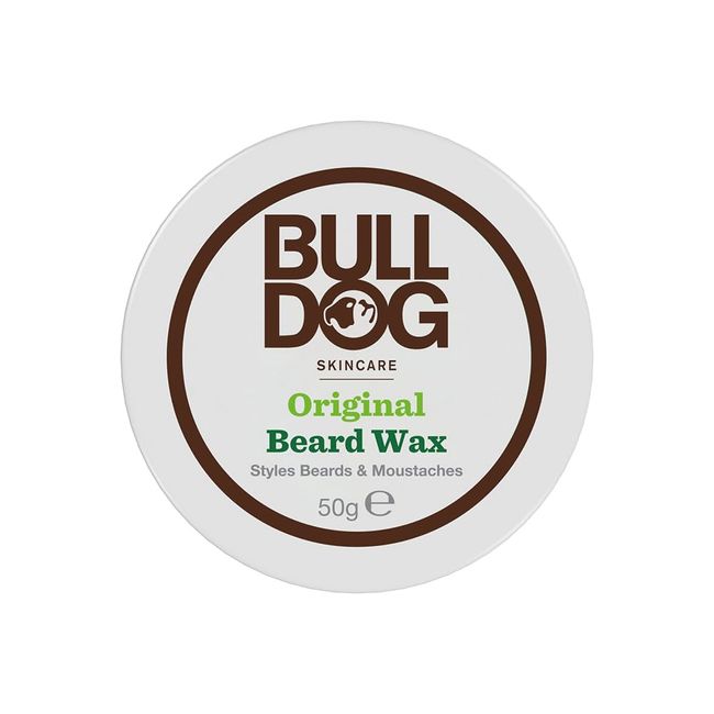 BULLDOG - Beard for Men | Original Beard Wax | Long-Lasting Hold for Beard and Moustache | 50 g