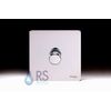 Schneider Screwless Flat Plate Dimmer Switch Polished Chrome GU6412PC