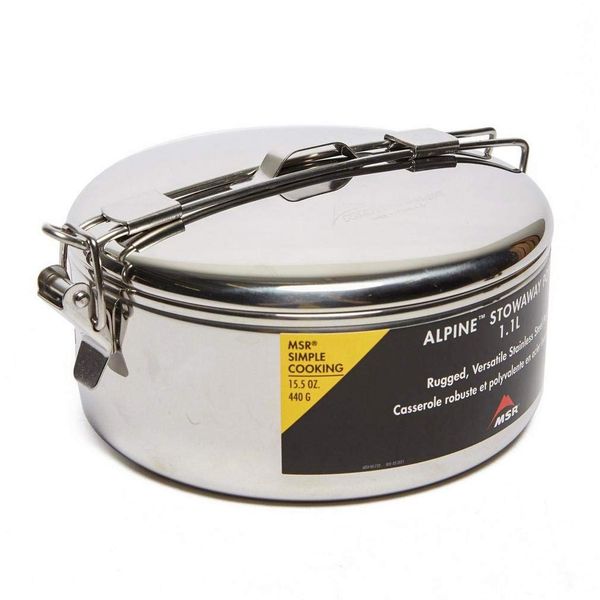 MSR Alpine Stowaway Pots, Silver, One Size