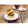 Harfield Yellow Duo Polycarbonate Plastic Dining Set Reusable Virtually Unbreakable Plates Bowl