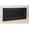 Black 3D 1" Cube Range Deep Box Shadow Frame Memory Box Display Case Medals -16x6 inch-Black