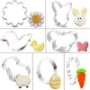 Bunny Cookie Cutters-Egg Carrot Rabbit Flower Duck Butterfly Sheep Spring Easter