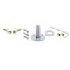 Nostalgic Warehouse Meadows Plate with Keyhole Meadows Knob, Single Dummy, Polished Brass
