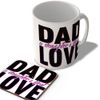 McMug - Dad - A Daughter's First Love - Mug and Coaster Set, Ceramic, 11fl.oz.