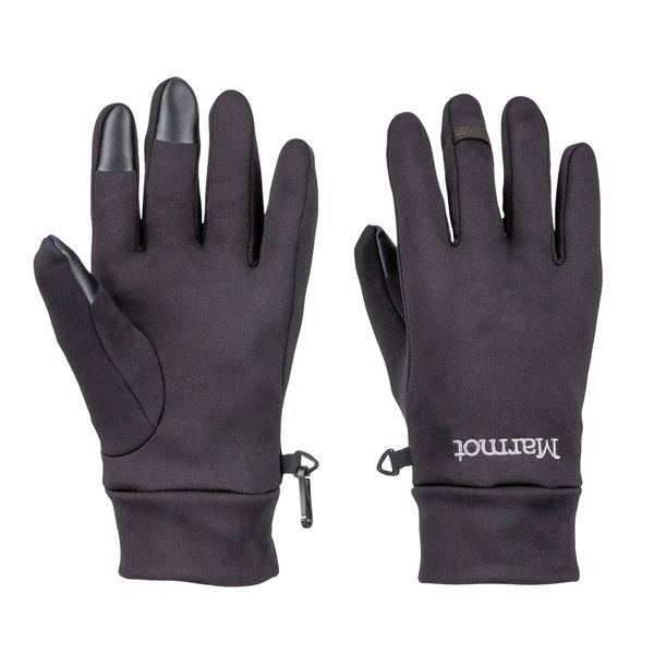 MARMOT Men's Power Stretch Connect Glove, Black, Large