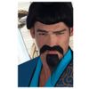 Boland 01800 - Schnurrbart und Bart Samurai, Einheitsgröße, schwarz