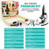IQCREW / Amscope Kids 85pc Microscope Kit + Camera +Software +25 Prepared Slides