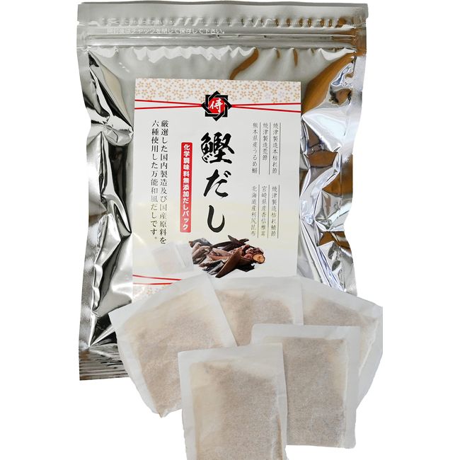 Domestic Bonito Soup (Japanese-Style Dashi Soup Pack), (Made in Yaizu Bonito Bonito Flour, Carefully Selected Dashi Powder) Soup, Fishmeal Sennari Shokai (Tsumamigura), 25 Packets