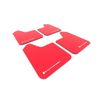 Rally Armor MF12‑UR‑RD/WH Universal UR Mud Flaps – Red with White Logo