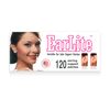 EarLite 120 (60 Ea X 2 packs) Invisible Earring Ear Support Waterproof Patches in ZipLock Pouch - Made in USA