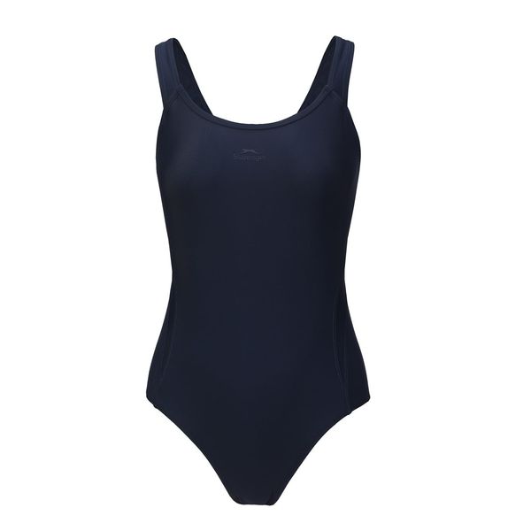 Slazenger Womens X Back Swim Suit Ladies One Piece Swimsuit Beachwear Swimwear Navy 22 (XXXXL)