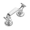 Hardware Solutions - Doctor Door Knocker - Satin Chrome - 60 x 195mm