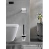 Emco Loft Toilet Roll Holder without Flap Black