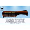 MCT Beard Mustache Eyebrow Styling Grooming Combs Pocket Travel Comb 3 Pack
