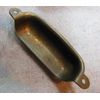 BRUSHED SOLID BRASS - 4" Cabinet or Drawer Pull w/Matching Screws - (NEW in BAG)