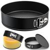 ZeroPone 7 Inch Springform Pan with Removable Bottom, Non-stick Round Spring Form Cake Mold Cheesecake Pan For Baking