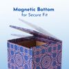DizzyBee Tissue Box Holder Cube (Indigo) Tissue Box Covers Square Tissue Holder