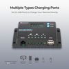 Renogy Wanderer10A Amp12V/24V PWM Negative Ground Solar Charge Controller w/LCD