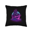 Tallship Grid Shantycore Throw Pillow
