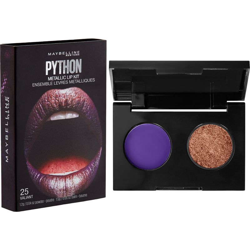 Maybelline New York Lip Studio Python Metallic Lip Makeup Kit, Valiant ...